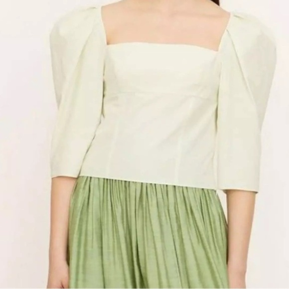 NWOT VINCE SIZE 8 women’s Elegant Light Green blouse - Picture 2 of 11